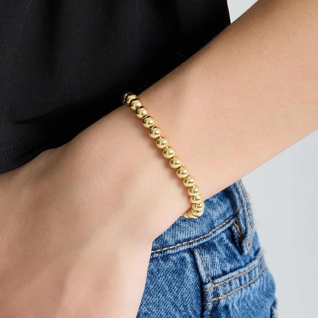 Bracelet Beaded Elastic Waterproof Jewelry